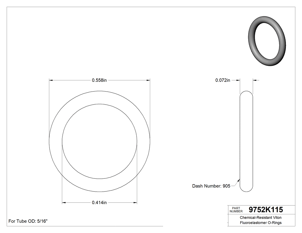 Technical drawing - 9752K115